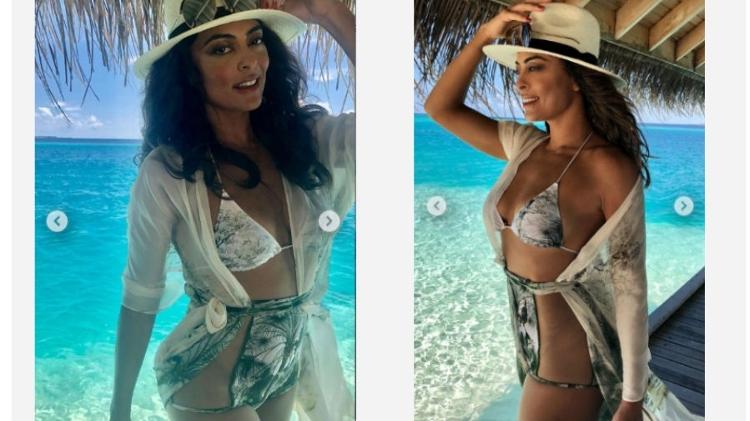 Not Cias Juliana Paes Mostra Corpo Deslumbrante E Faz Topless Em Praia Paradis Aca Portal Do