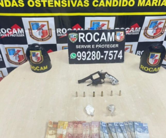 Not Cias Traficante Preso Em Flagrante Drogas E Arma De Fogo No