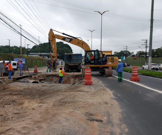 Notícias Prefeitura de Manaus interdita trecho da Torquato Tapajós