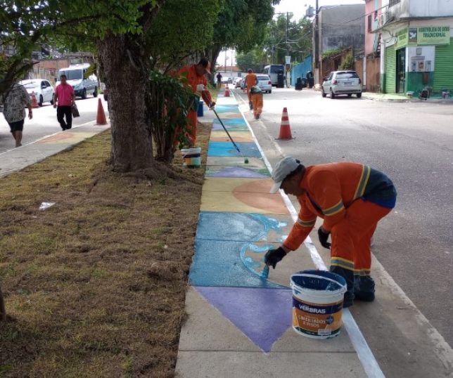 Notícias Gestão David Almeida revitaliza rua Goiânia no bairro