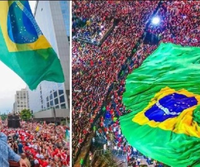 Not Cias Presidente Lula Homenageia A Bandeira Do Brasil E Diz Que