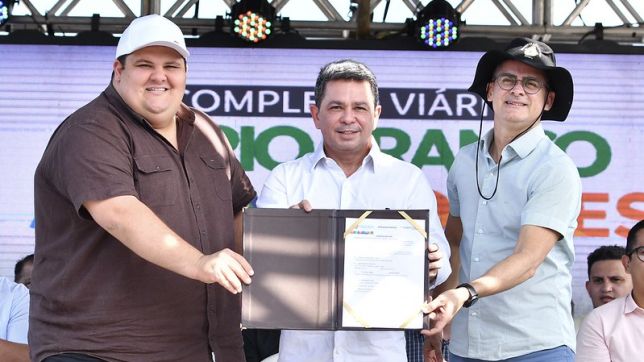 Notícias Prefeito David Almeida e vice governador Tadeu de Souza