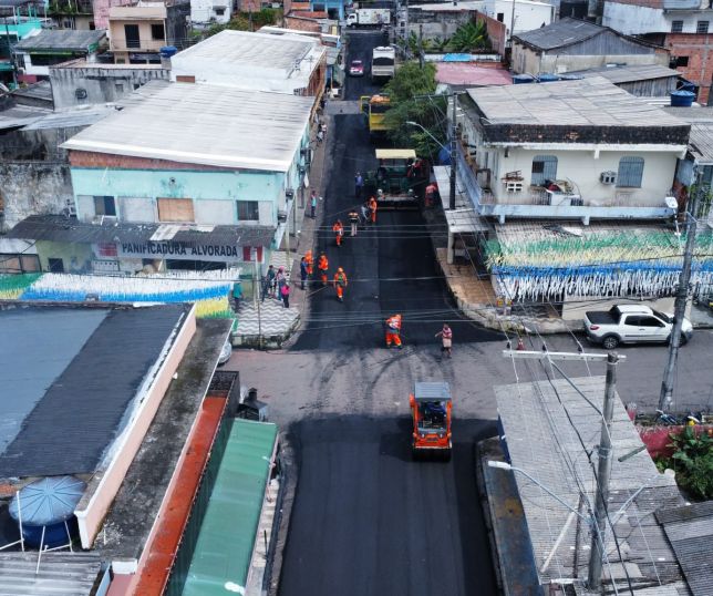 Not Cias Asfalta Manaus Retorna Ao Alvorada E Recupera Vias No