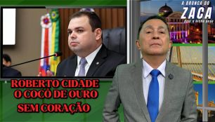 INTERROGADO NA DELEGACIA DE CRIMES CONTRA A MULHER, ROBERTO CIDADE, O 'COCÔ DE OURO', POSA DE SANTO E NEGA TUDO QUE FEZ COM A EX-MULHER. EM OUTRAS PALAVRAS: CHAMOU A EX-MULHER DE MENTIROSA, APESAR DE EXISTIREM INÚMERAS PROVAS
