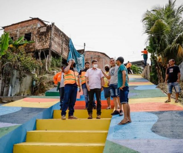 Notícias Gestão David Almeida Conclui Obra De Implantação De Escadão