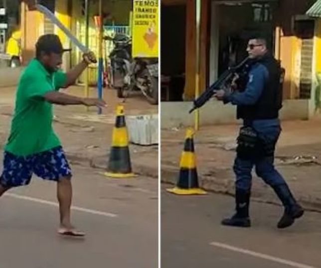 Notícias Homem é Morto A Tiros Após Ameaçar Policiais Com Facão Veja VÍdeo Portal Do 6898