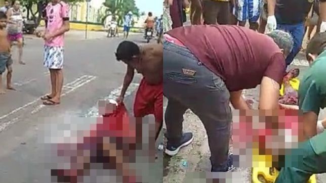 Not Cias Imagens Fortes Homem Leva Tiros E Agoniza No Meio Da Rua No Munic Pio De Mau S