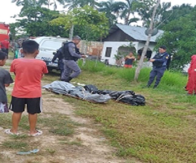 Corpos de dois homens amarrados e com sinais de tortura são encontrados em área de mata no bairro da Vila Nobre, município de Tabatinga, interior do Amazonas