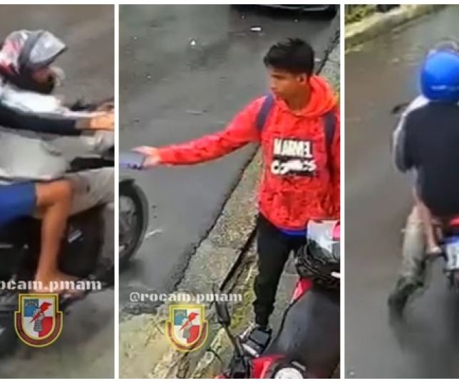 Rocam tira mais dois motoqueiros assaltantes de circulação quando faziam arrastão na Zona Leste de Manaus. VEJA VÍDEO