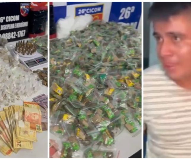Traficante de drogas que comandava 'bocas de fumo' na Zona Norte de Manaus é denunciado e preso em flagrante delito