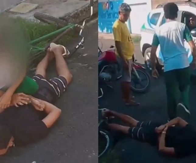 Estudante reage a tentativa de assalto e aplica 'mata-leão' em suspeito. VEJA VÍDEO