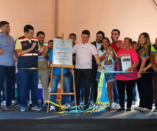 Prefeito David Almeida entrega minivila olímpica Jair Sampaio e passa a oferecer uma das estruturas esportivas mais completas da rede municipal de Manaus 