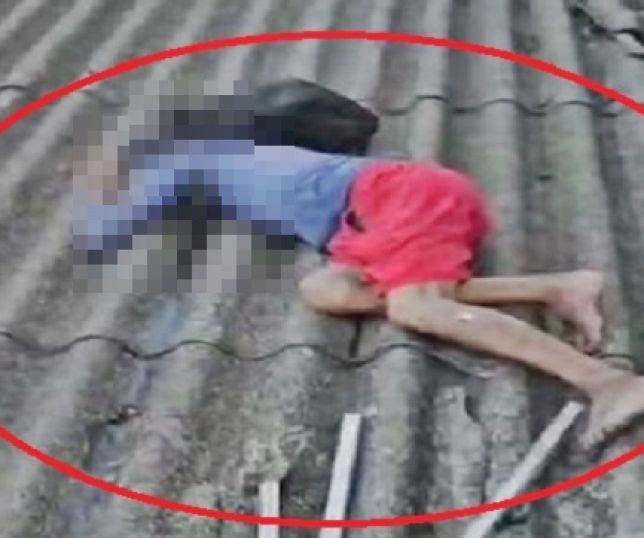 IMAGENS FORTES! Ladrão sobe em telhado de salão de beleza e morre eletrocutado no bairro Dom Pedro, Zona Centro-Oeste de Manaus. VEJA VÍDEO