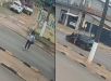 Imagens mostra o momento em que estudante é atropelada enquanto atravessava a rua. VEJA VIDEO