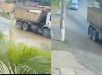 Caminhão em alta velocidade sai arrastando idoso em cadeira de rodas. VEJA VÍDEO