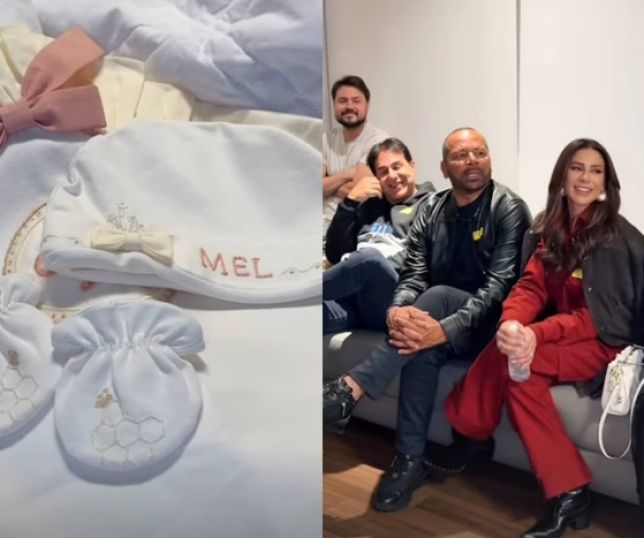 Bruna Biancardi exibe detalhes do nascimento da filha Mel