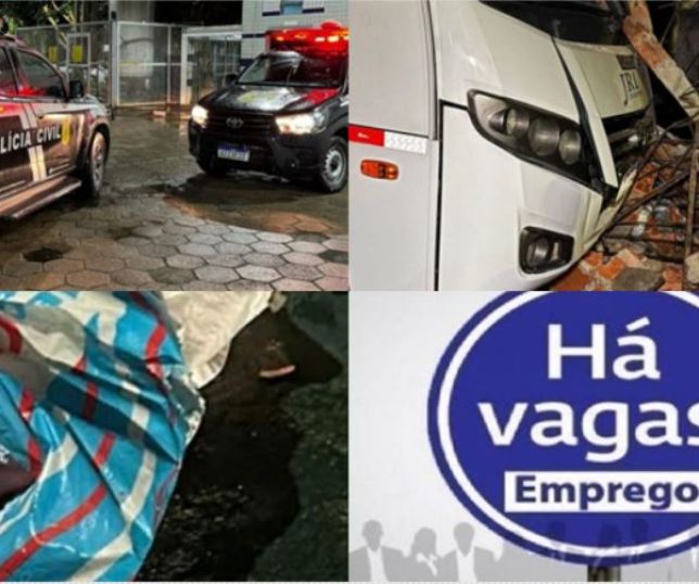 VEJA RESUMO DE NOTÍCIAS NA MANHÃ DESTA SEXTA-FEIRA: pedreiro é executado a tiros após ser atraído para emboscada; motorista de micro-ônibus perde o controle em ladeira e invade residência; Sine oferta 341 vagas de emprego