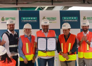Governador Wilson Lima firma parceria para construção de primeira usina a gás natural do Norte do Brasil para operações portuárias