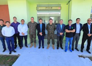 Prefeito em exercício Renato Junior participa de diálogo estratégico com o Exército para a criação de instituto de pesquisas na Amazônia