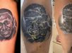 Mulher homenageia irmão falecido com tatuagem, mas infecção desfigura completamente o desenho do rosto