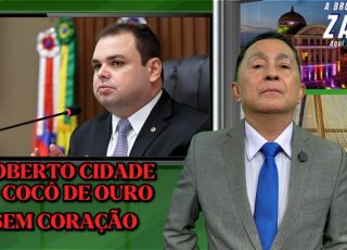 'A BRONCA DO ZACA': Interrogado na Delegacia de Crimes Contra a Mulher, Roberto Cidade, o 'Cocô de Ouro', posa de santo e nega tudo que fez com a ex-mulher. Em outras palavras: chamou a ex-mulher de mentirosa, apesar de existirem inúmeras provas