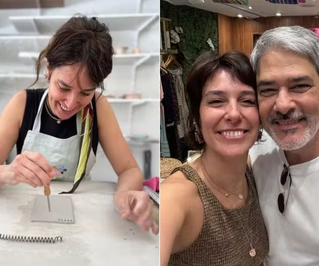 Esposa de Bonner, Natasha Dantas trocou 21 anos de carreira para investir em sonho como ceramista