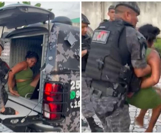 'Kika' é denunciada e presa em flagrante pela rocam com maconha, cocaína e crack na comunidade Cristo Rei, Zona Oeste de Manaus. VEJA VÍDEO