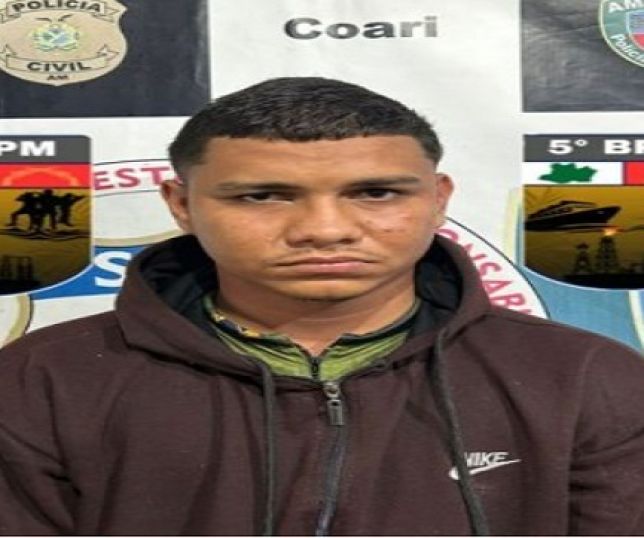 Criminoso de alta periculosidade é preso com arma de fogo, munições e tabletes de drogas em Coari, interior do Amazonas