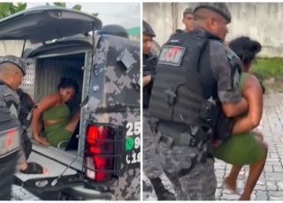 'Kika' é denunciada e presa em flagrante pela rocam com maconha, cocaína e crack na comunidade Cristo Rei, Zona Oeste de Manaus. VEJA VÍDEO
