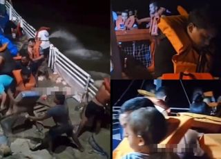Passageiros ficam desesperados após parte da ferry boat alagar e ser forçado a parar próximo à Ilha do Capim. VEJA VÍDEOS