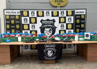 Denarc desarticula centro de guarda e distribuição de drogas e causa prejuízo de R$ 10,4 milhões ao narcotráfico na Zona Norte de Manaus. VEJA VÍDEO