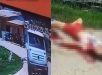 IMAGENS FORTES! Mulher morre após ser atropelada por caminhão caçamba. VEJA VÍDEO