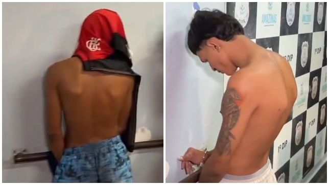 TRAFICANTE É PRESO E COMPARSA ADOLESCENTE É APREENDIDO COM DROGAS E DINHEIRO EM BECO NO BAIRRO DE NOSSA SENHORA DAS GRAÇAS, ZONA CENTRO-SUL DE MANAUS
