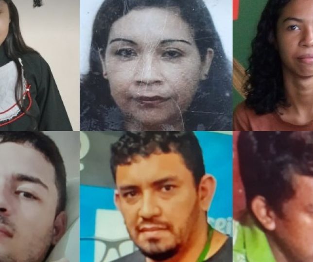 Polícia Civil do Amazonas solicita divulgação das imagens de seis pessoas que desapareceram em Manaus
