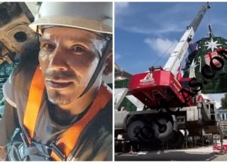 Morre no hospital um dos trabalhadores atingidos pelo guindaste que tombou durante montagem de árvore de Natal no Largo de São Sebastião no Centro de Manaus