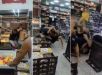 'Furada' de fila em açougue de supermercado termina em pancadaria generalizada. VEJA VÍDEO