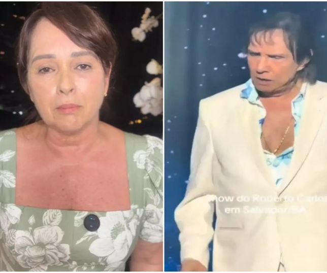 Ex-mulher de Roberto Carlos, Myrian Rios defende o cantor após ataques