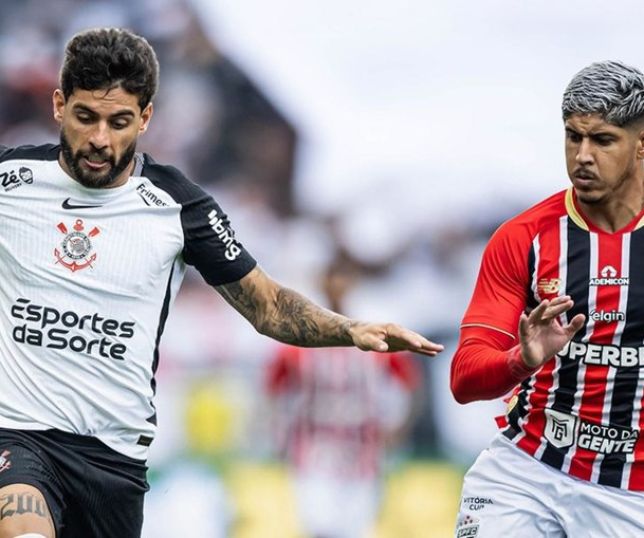 Corinthians marca na reta final e busca empate com o São Paulo