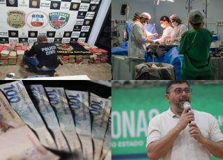 VEJA RESUMO DE NOTÍCIAS NA MANHÃ DESTA SEXTA-FEIRA: Ação conjunta de PMs apreende meia tonelada de drogas no Amazonas; prefeitura nomeia 46 profissionais aprovados em concurso da Semsa; Sine oferta 276 vagas de emprego