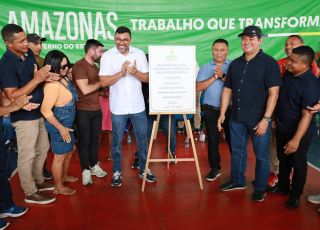Governador Wilson Lima inaugura sistemas viários em Maraã e Uarini e amplia investimentos em mobilidade urbana no interior