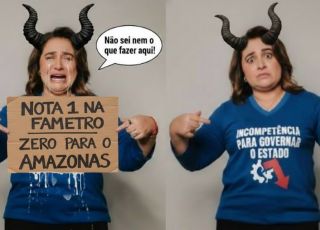 NOTA 1 NA FAMETRO, ZERO PARA O AMAZONAS: fracasso na empresa expõe incompetência de Maria Enxofre do Carmo para governar o estado