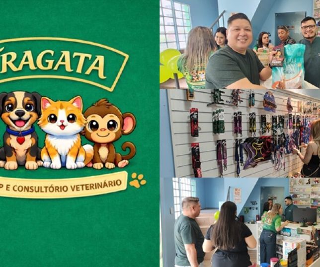Fragata Pet Shop e Consultório Veterinário inaugura neste sábado e passa a oferecer atendimento completo no bairro Parque Dez de Novembro, Zona Centro-Sul de Manaus. VEJA REPORTAGEM DO 'PORTAL DO ZACARIAS' AO VIVO