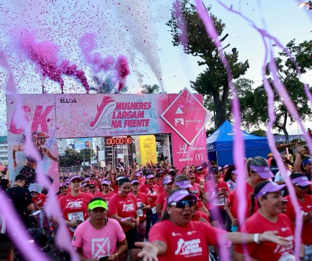 Manauara e Amazonas Shopping abrem inscrições para a corrida e caminhada Mulheres Largam na Frente