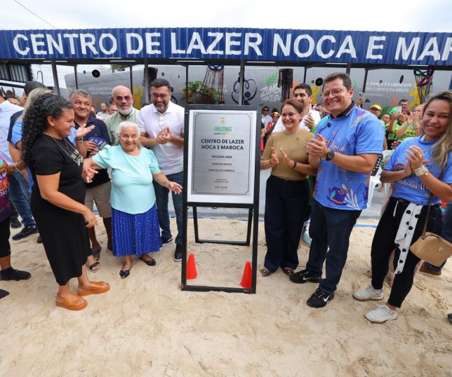 Governador Wilson Lima inaugura Centro de Lazer Noca e Maroca, na Zona Norte de Manaus