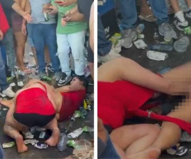 SÓ VENDO PARA CRER! Briga entre mulheres termina em cena inusitada após desfile da Acadêmicos de Niterói. VEJA VÍDEO