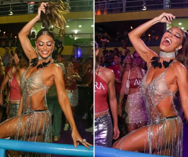 Após 15 anos longe da Sapucaí, Juliana Paes retorna ao Carnaval pela Viradouro e chama atenção com look ousado