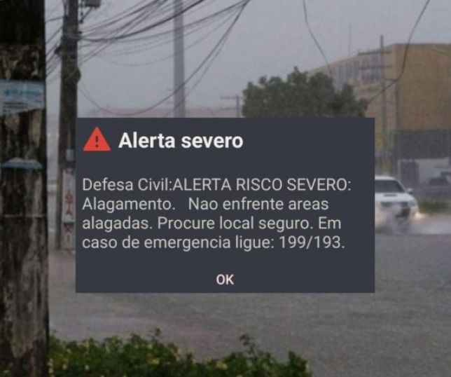 Defesa Civil emite alerta severo de chuvas intensas em Manaus nesta segunda-feira (23)