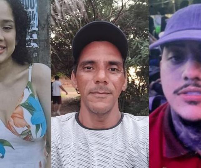 Polícia Civil do Amazonas pede ajuda na divulgação de imagens de três pessoas que estão desaparecidas em Manaus