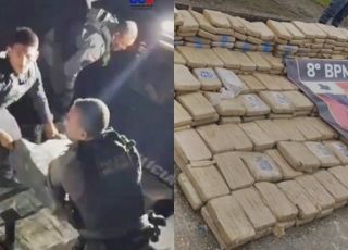 Operação do 8º BPM troca tiros com traficantes e apreende uma tonelada de drogas no Alto Solimões, interior do Amazonas. VEJA VÍDEO