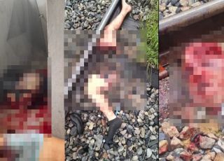 IMAGENS FORTES! CRIME MACABRO! Homem é preso após matar, esquartejar vítima e tentar esconder partes do corpo na linha férrea na Baixada Fluminense. VEJA VÍDEOS
